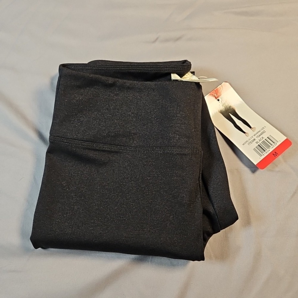 Matty M Ladies Live-in Legging 3" Waistband Black Medium NWT - Picture 6 of 7